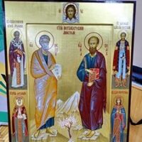 Памятная икона в подарок православному храму в Армении